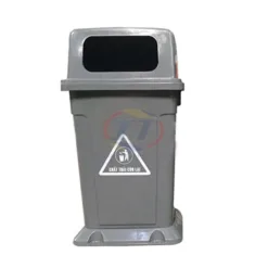 Thùng rác nhựa 95 lít nắp hở có chân đế