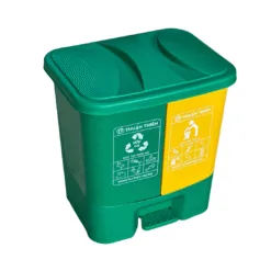 Thùng rác 2 ngăn phân loại 40 lít