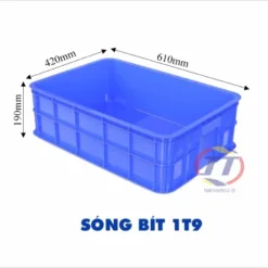 Sóng bít 1T9 (Thùng nhựa đặc HS 003)