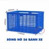 Thùng nhựa rỗng 26 bánh xe