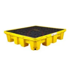 Pallet chống tràn 4 thùng phuy