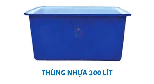 thùng nhựa 200 lít – Thuận Thiên Plastic