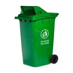 Thùng rác công cộng 240 lít nắp hở