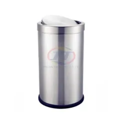 Thùng rác inox nắp lật A35 – O