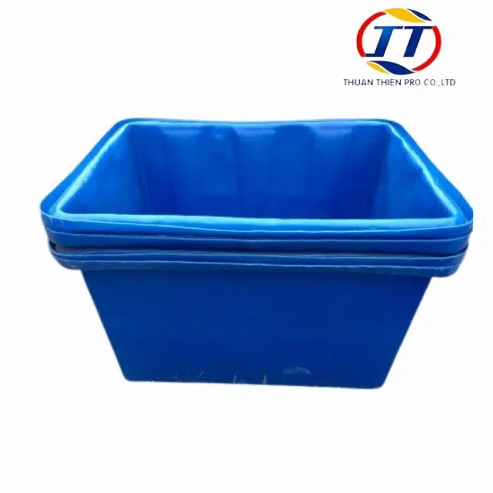 thùng nhựa 50l vuông sử dụng trong nông công nghiệp