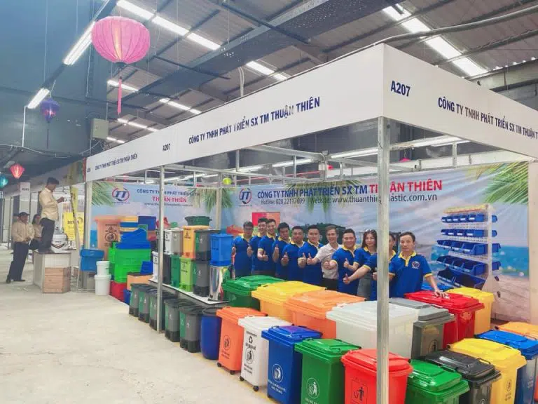 Mua thùng rác nắp lật trung – Thuận Thiên Plastic